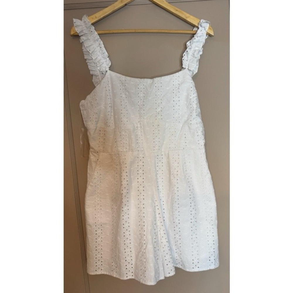 Le Lis White Eyelet Romper